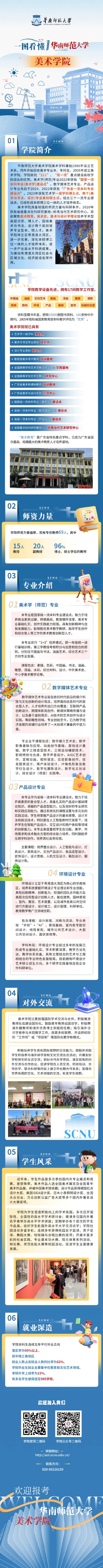 一图看懂华南师范大学美术学院
