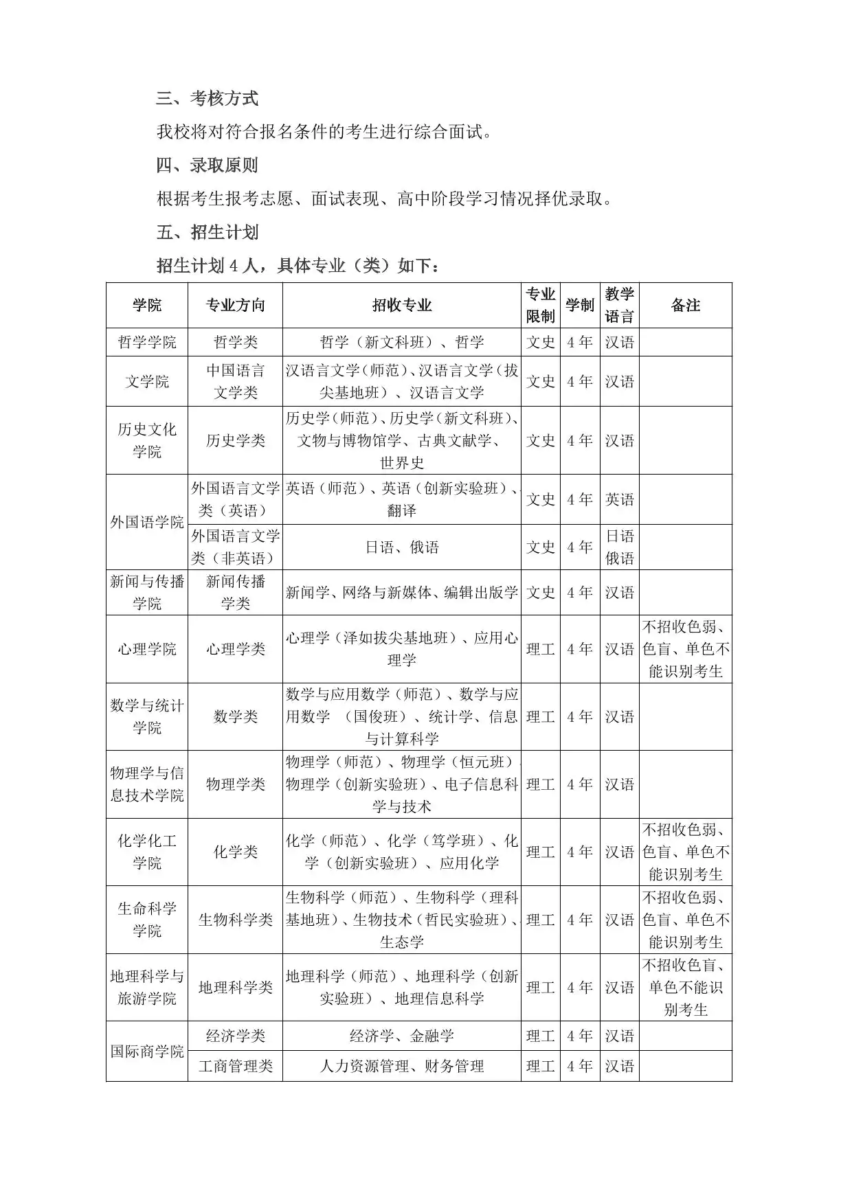 陕西师范大学2026年招收澳门保送生简章