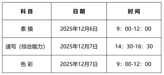河北：2026年美术与设计类专业统考温馨提示
